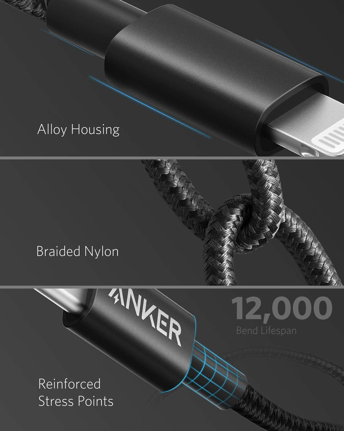 Anker 331 USB-C to Lightning Cable image 4