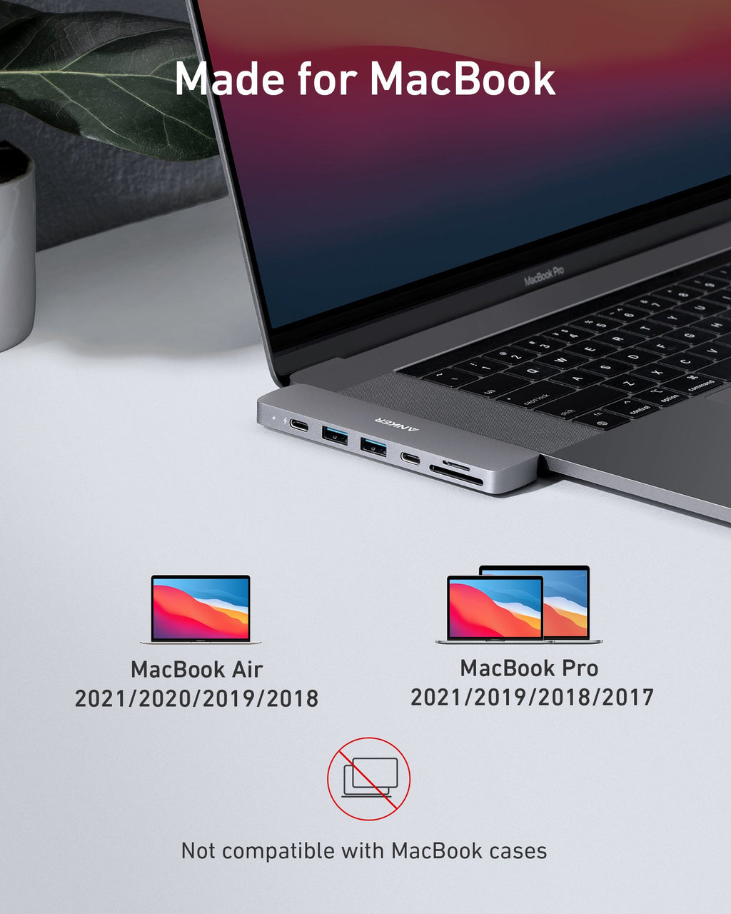 Anker 547 USB-C Hub (7-in-2, for MacBook) image 1