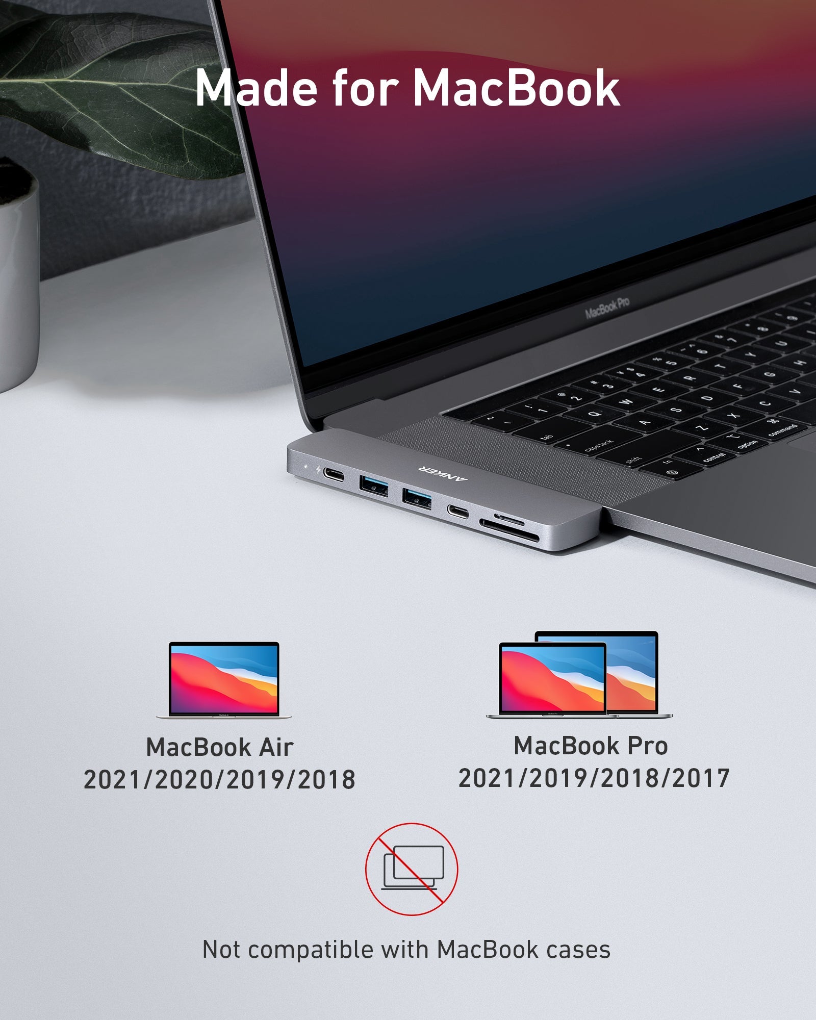 Anker 547 USB-C Hub (7-in-2, for MacBook) image 1
