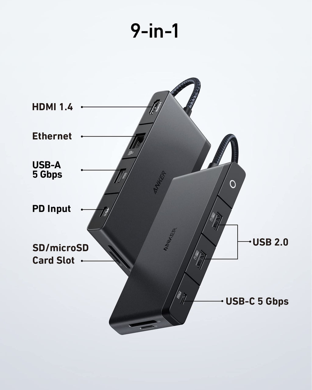 Anker 552 USB-C Hub (9-in-1, 4K HDMI) image 1