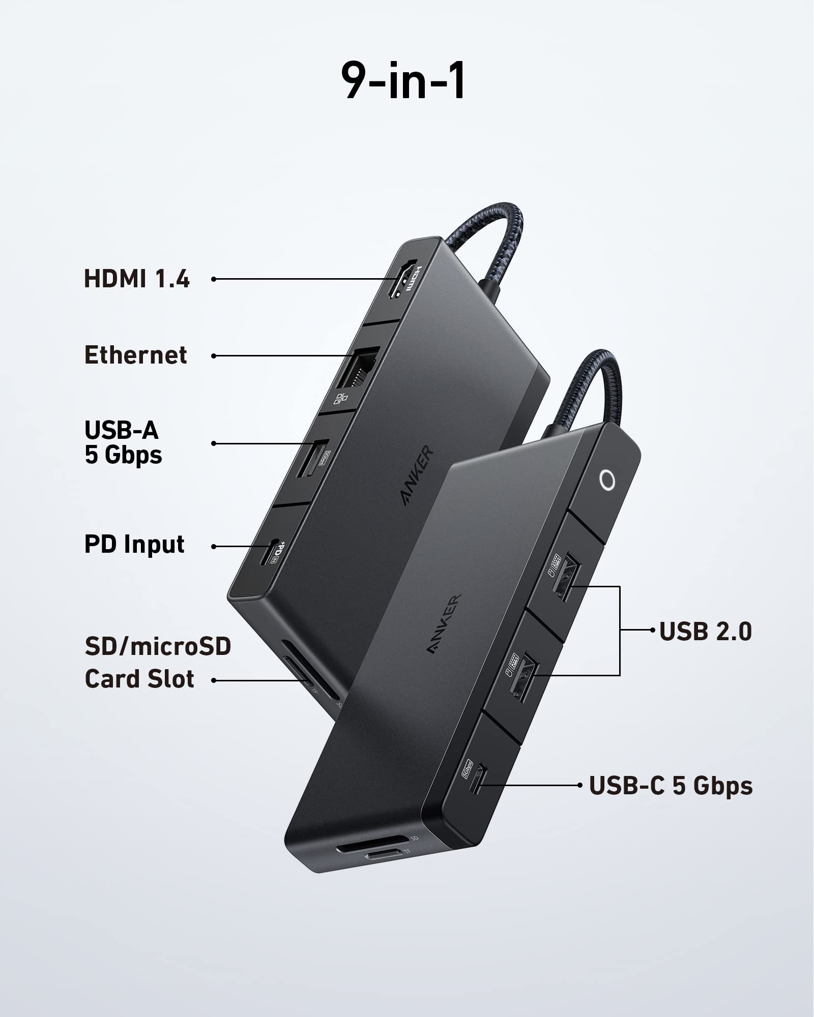 Anker 552 USB-C Hub (9-in-1, 4K HDMI) image 1