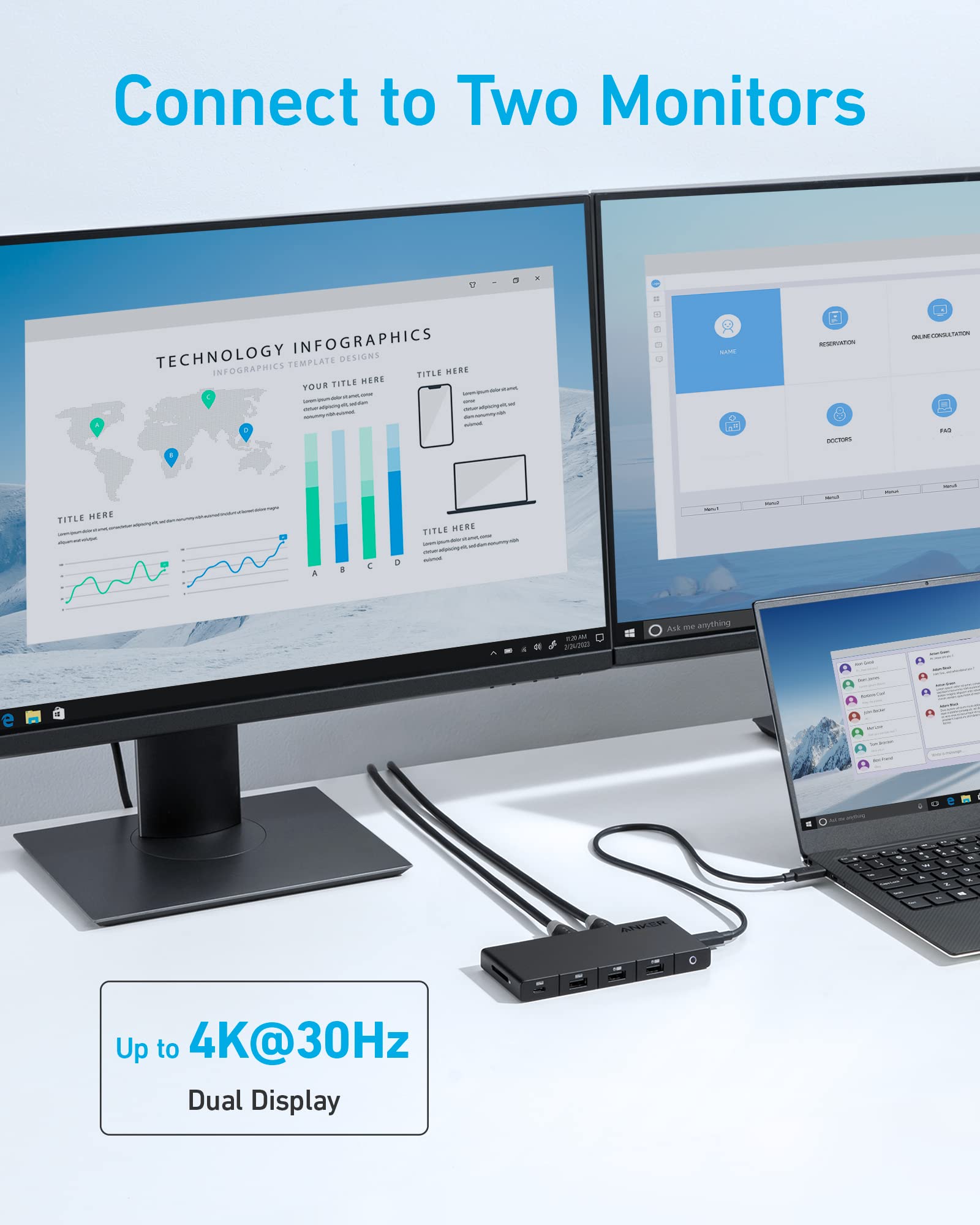 Anker 364 USB-C Hub (10-in-1, Dual 4K HDMI) image 5