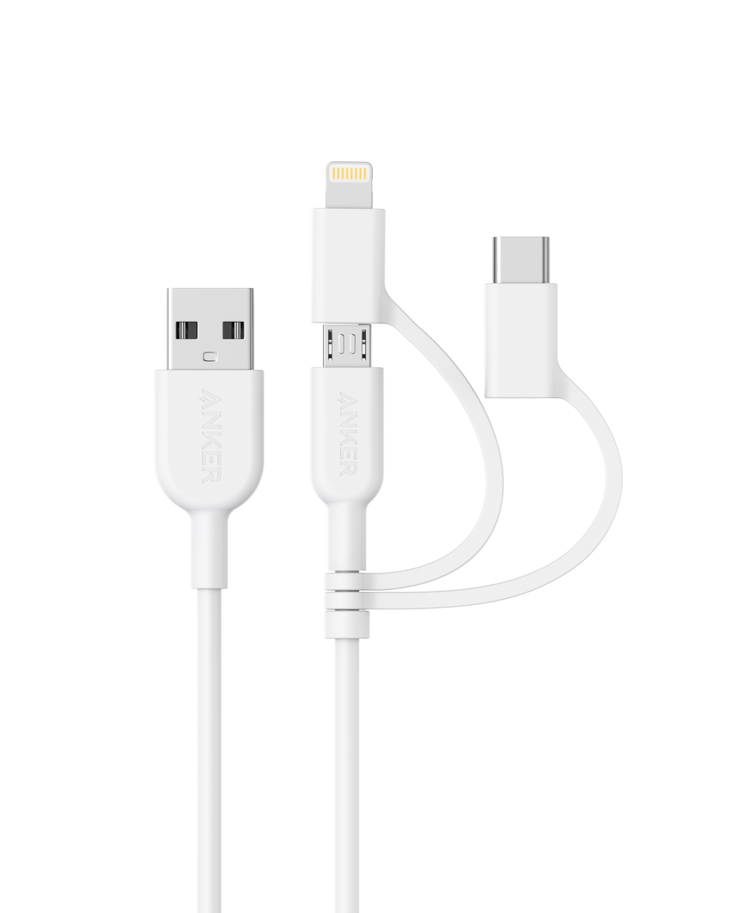Anker 321 USB-A to Lightning Cable (3 ft 3-in-1) image 0