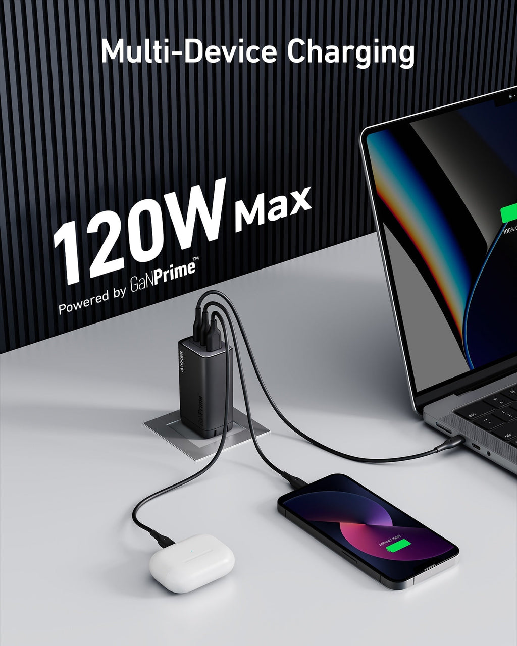 Anker 737 Charger (GaNPrime 120W) image 1