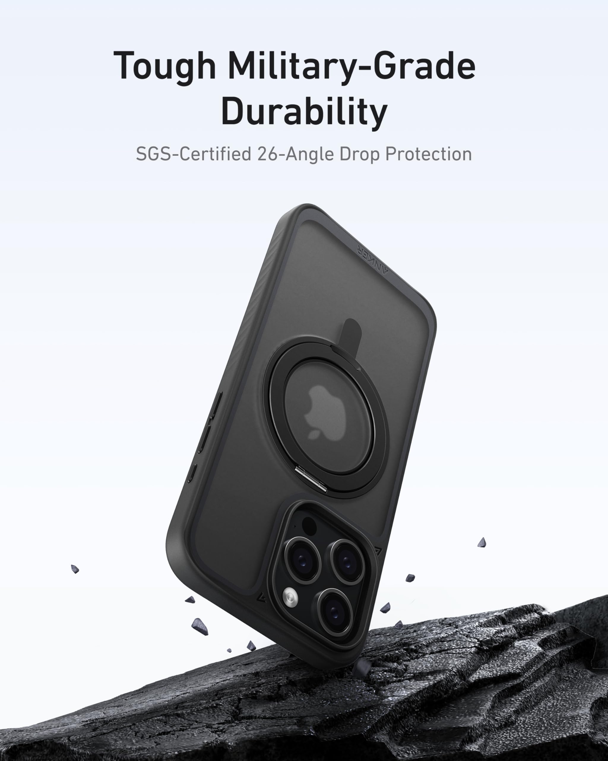 Anker MagGo Magnetic Case with Stand (360Ring Stand) image 1