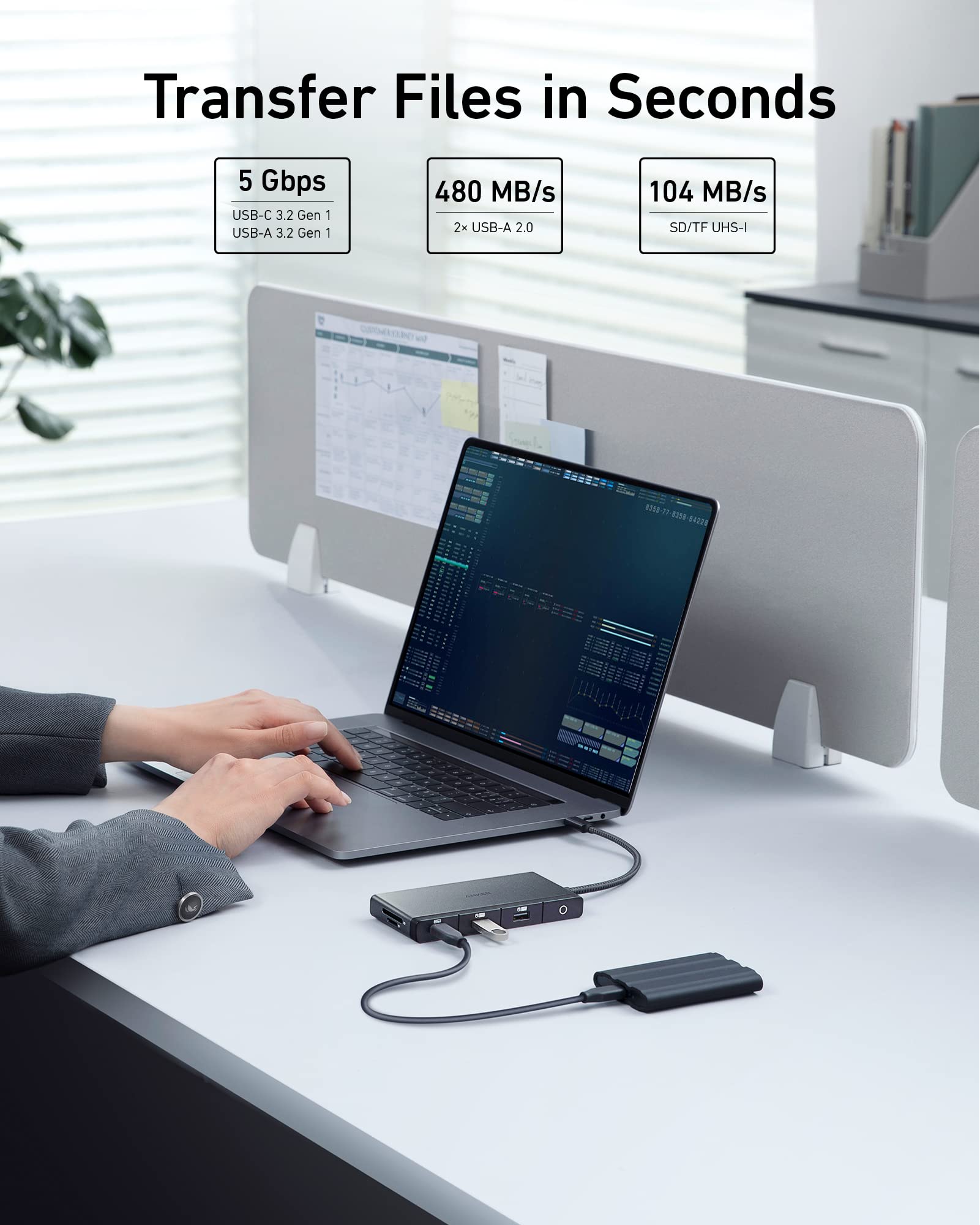 Anker 552 USB-C Hub (9-in-1, 4K HDMI) image 3