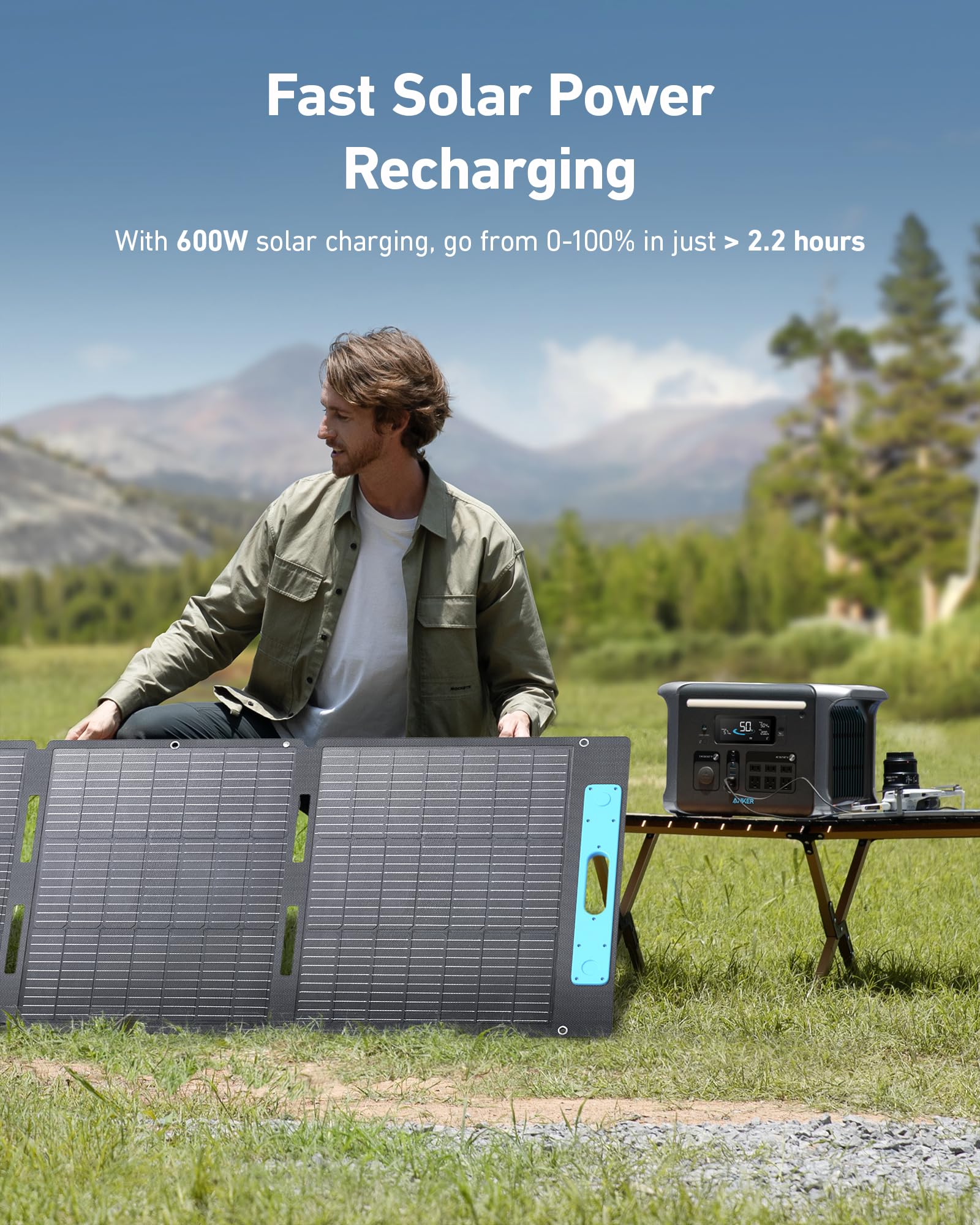 Anker SOLIX F1200 Solar Generator + 3200W Solar Panels image 3