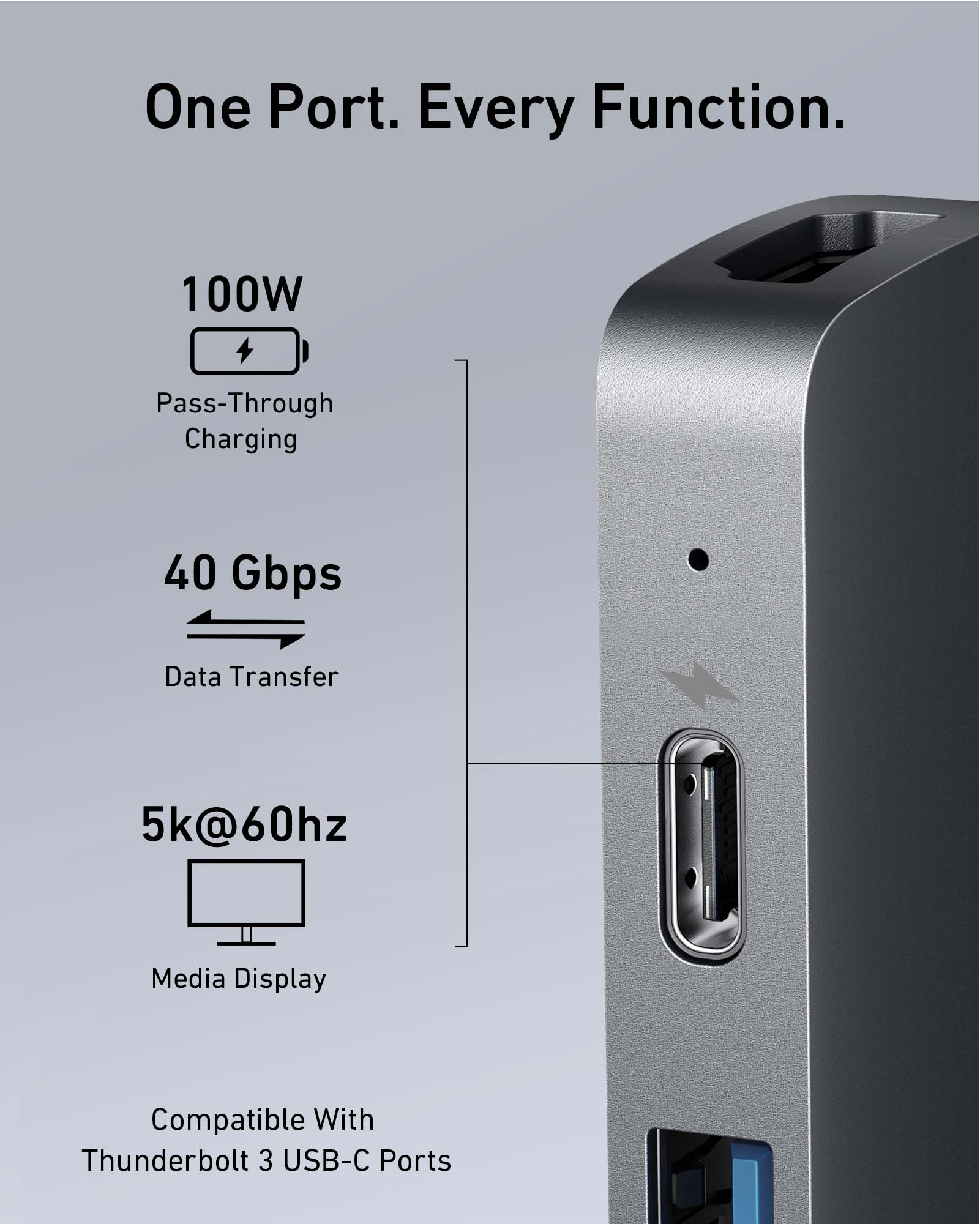 Anker 547 USB-C Hub (7-in-2, for MacBook) image 3