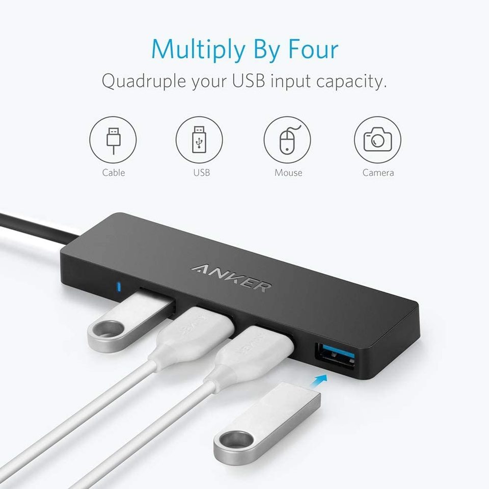 Anker Ultra Slim 4-Port USB 3.0 Data Hub image 4