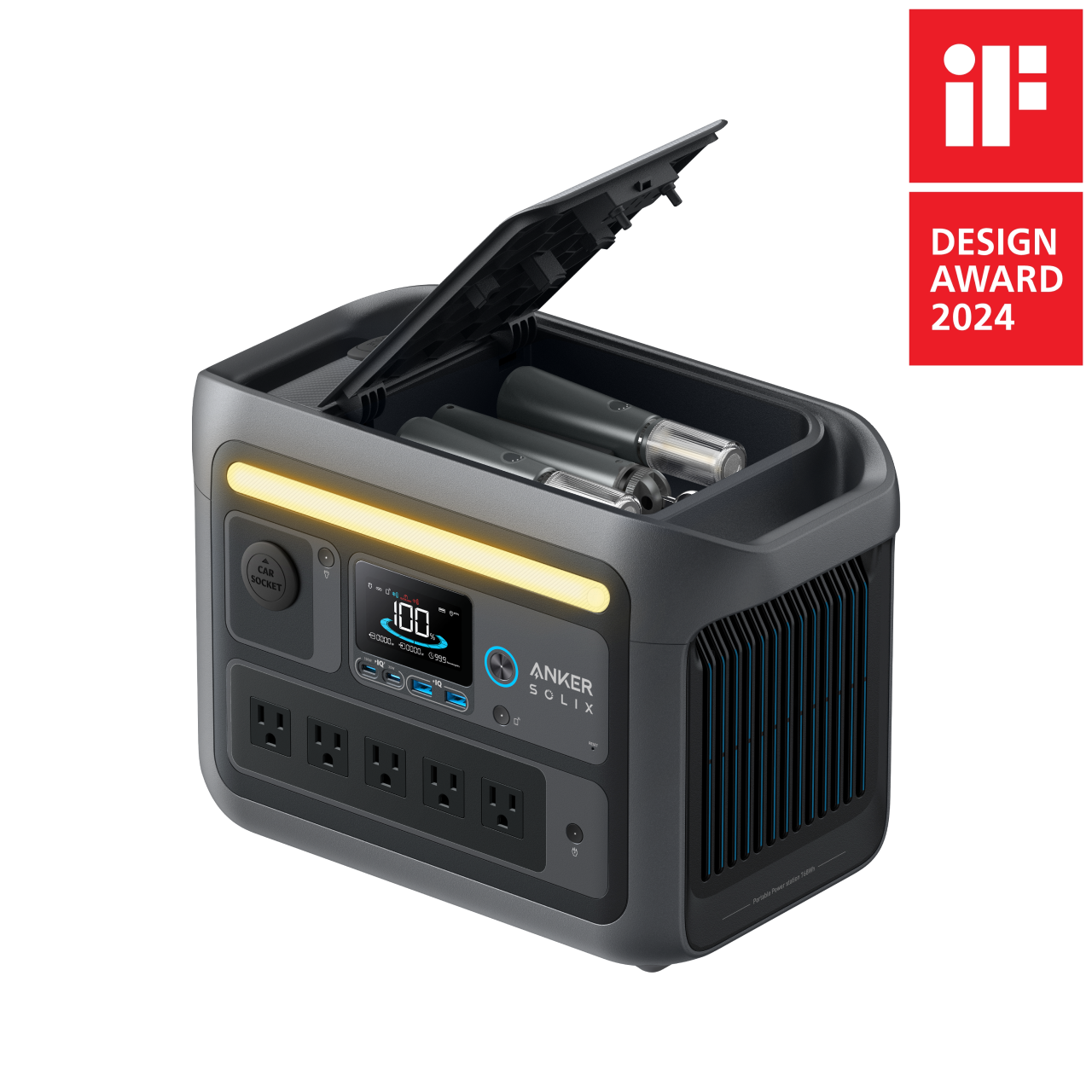 Anker EverFrost 30 + Anker SOLIX C800 Plus + Anker 625 Solar Panel (100W) image 2