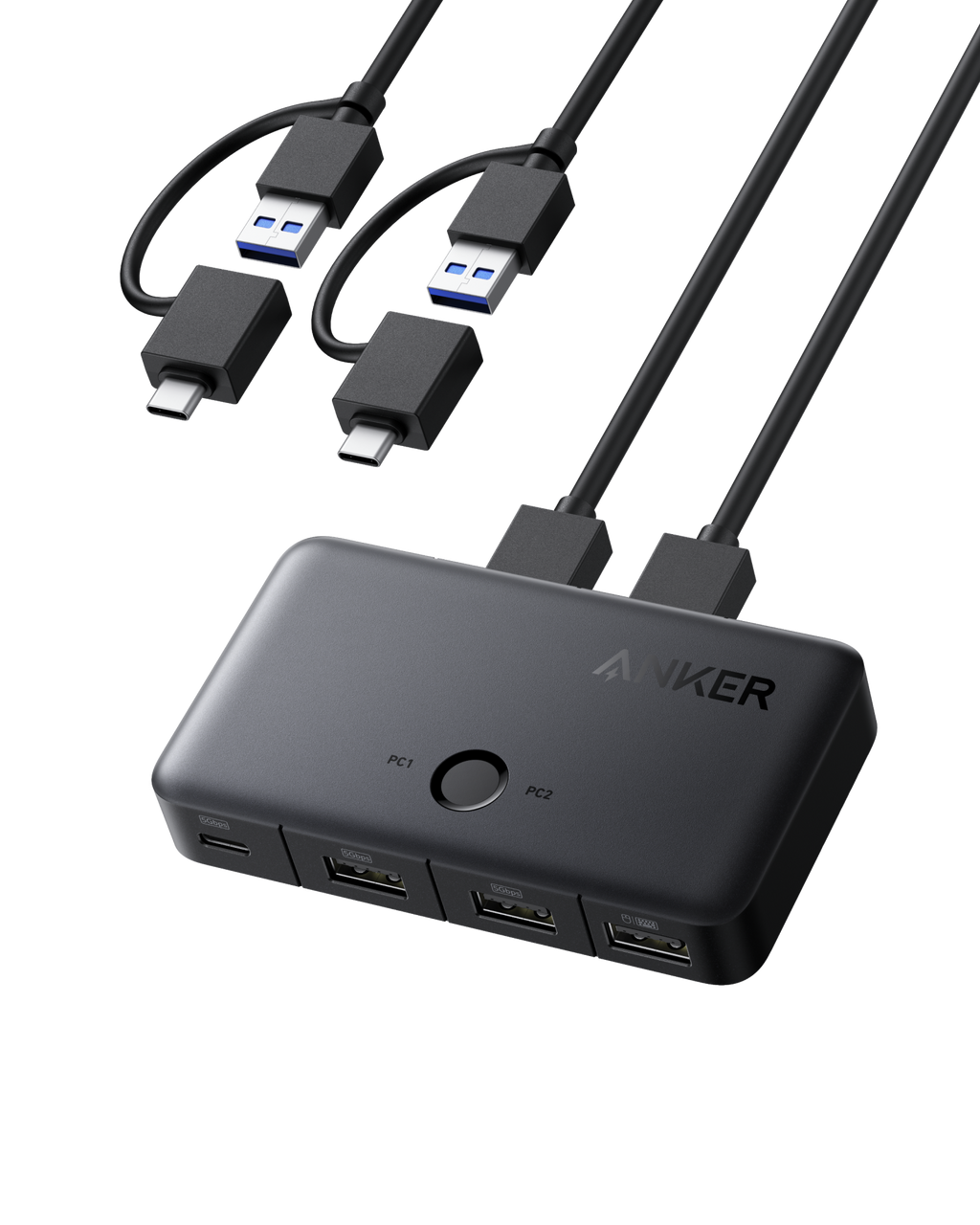Anker USB 3.0 Switch (5Gbps, For Desktop and Laptop) image 0