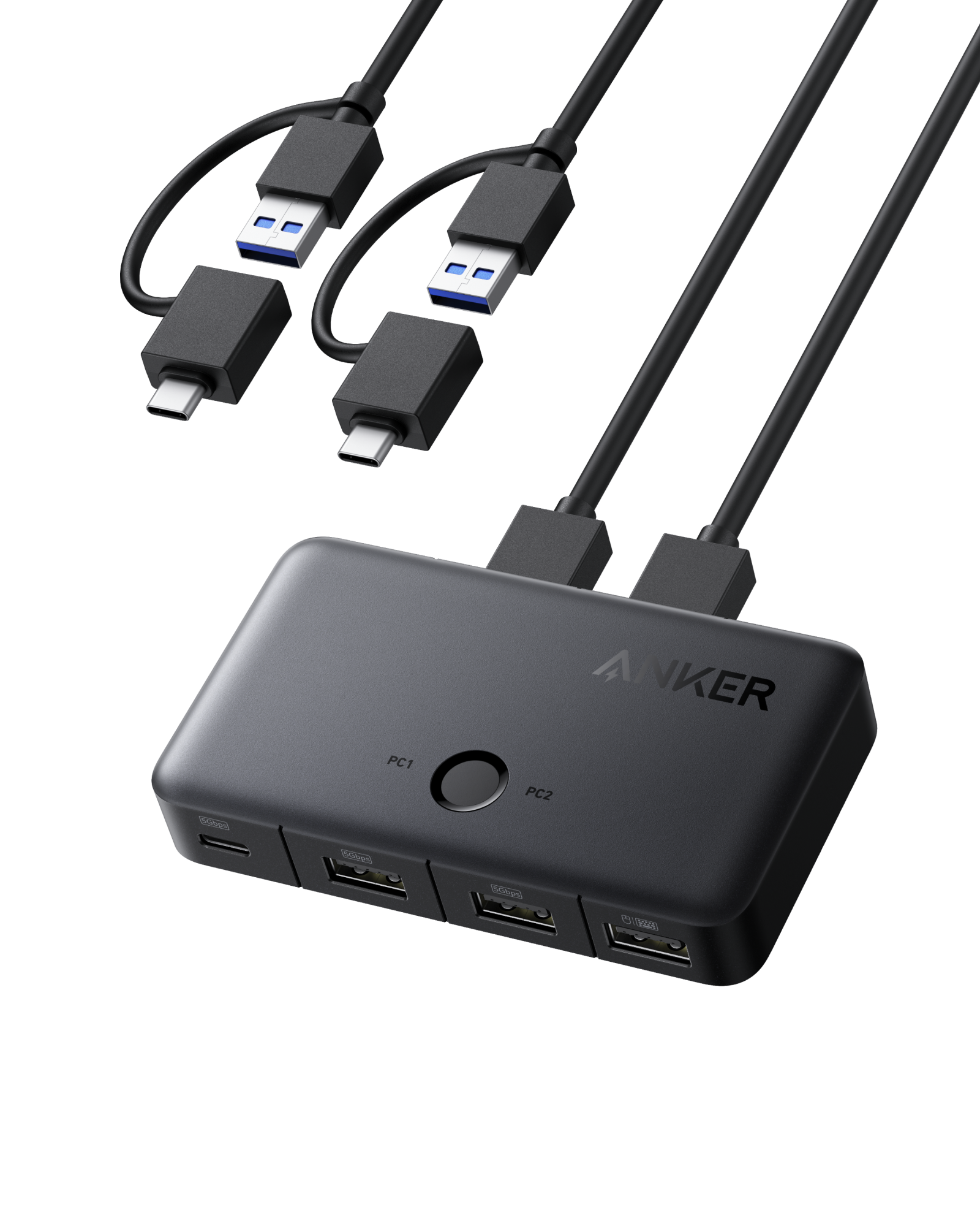 Anker USB 3.0 Switch (5Gbps, For Desktop and Laptop) image 0