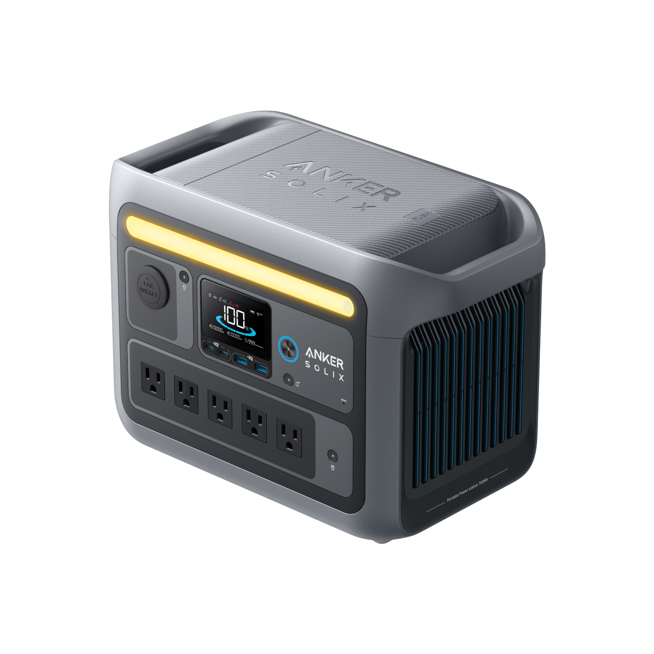 Anker SOLIX C800 Solar Generator + 100W Solar Panel image 3