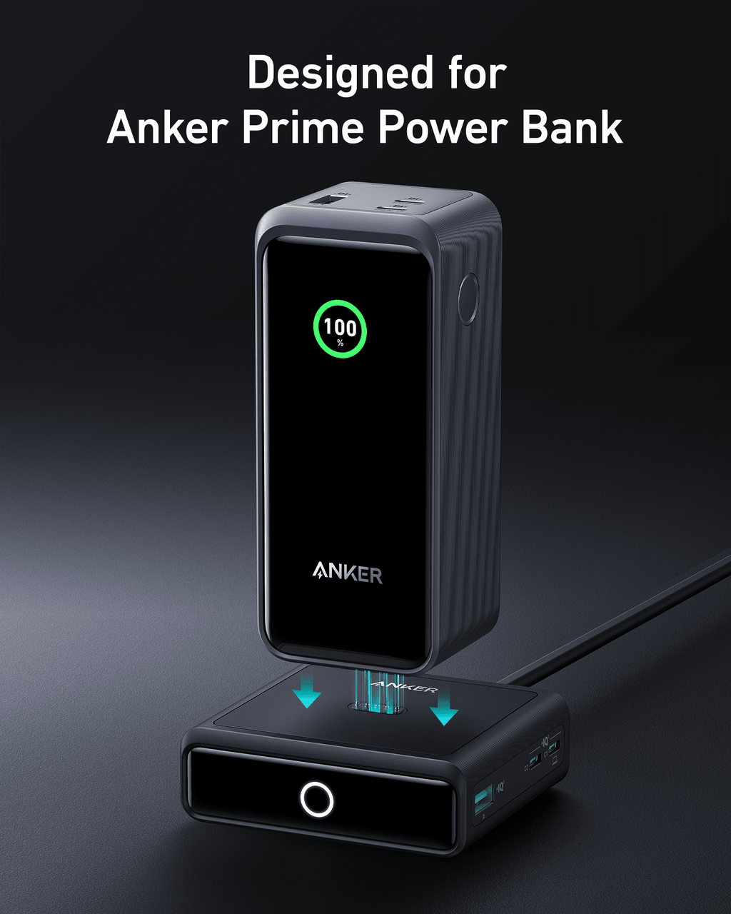 Anker 100W Charging Base for Anker Prime Power Bank image 1