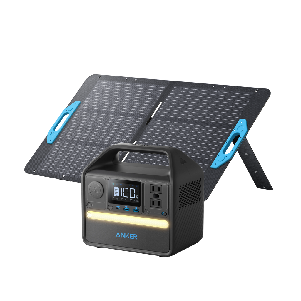 Anker 521 Solar Generator + 100W Solar Panel image 0