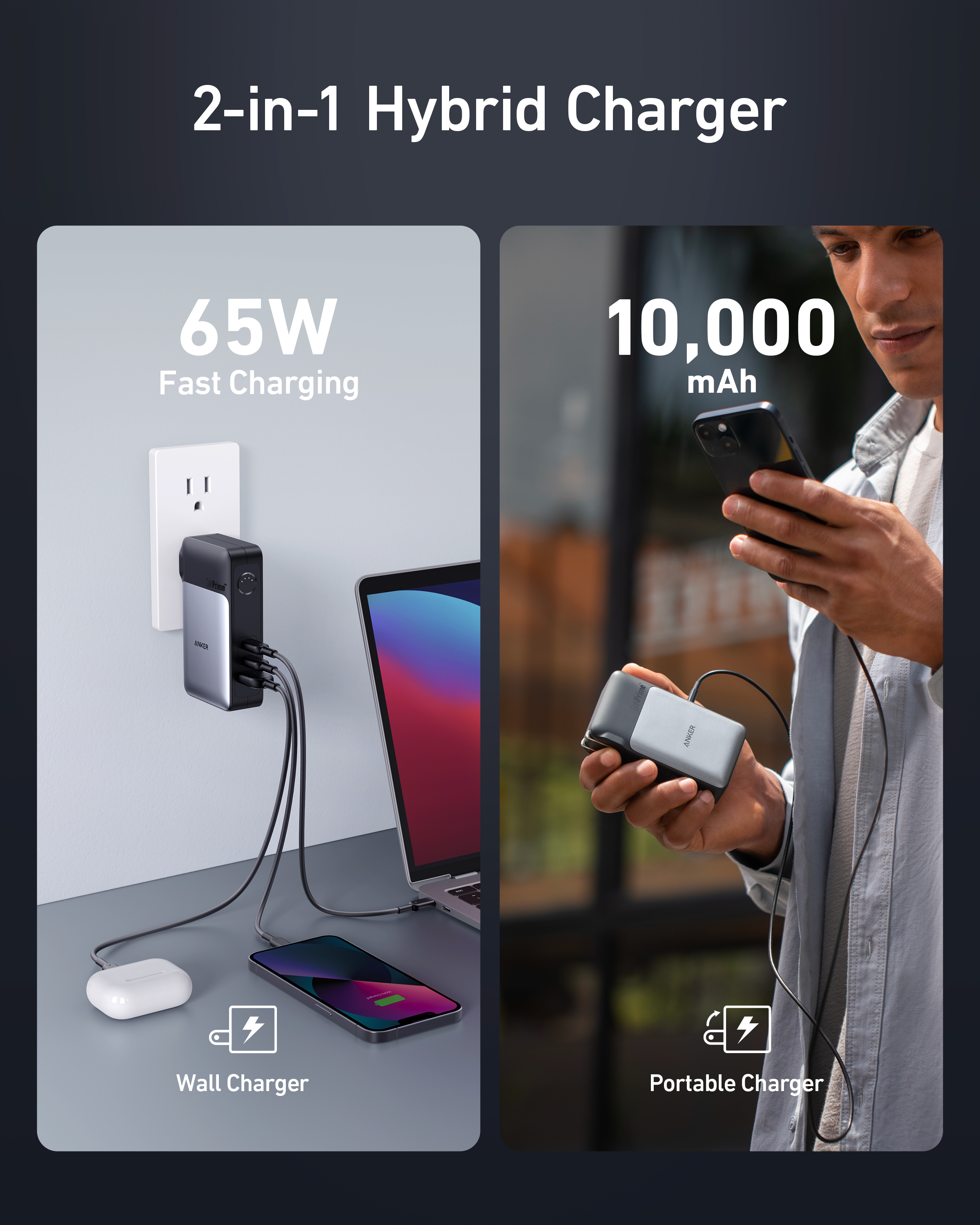 Anker 733 Power Bank (GaNPrime PowerCore 65W) image 2