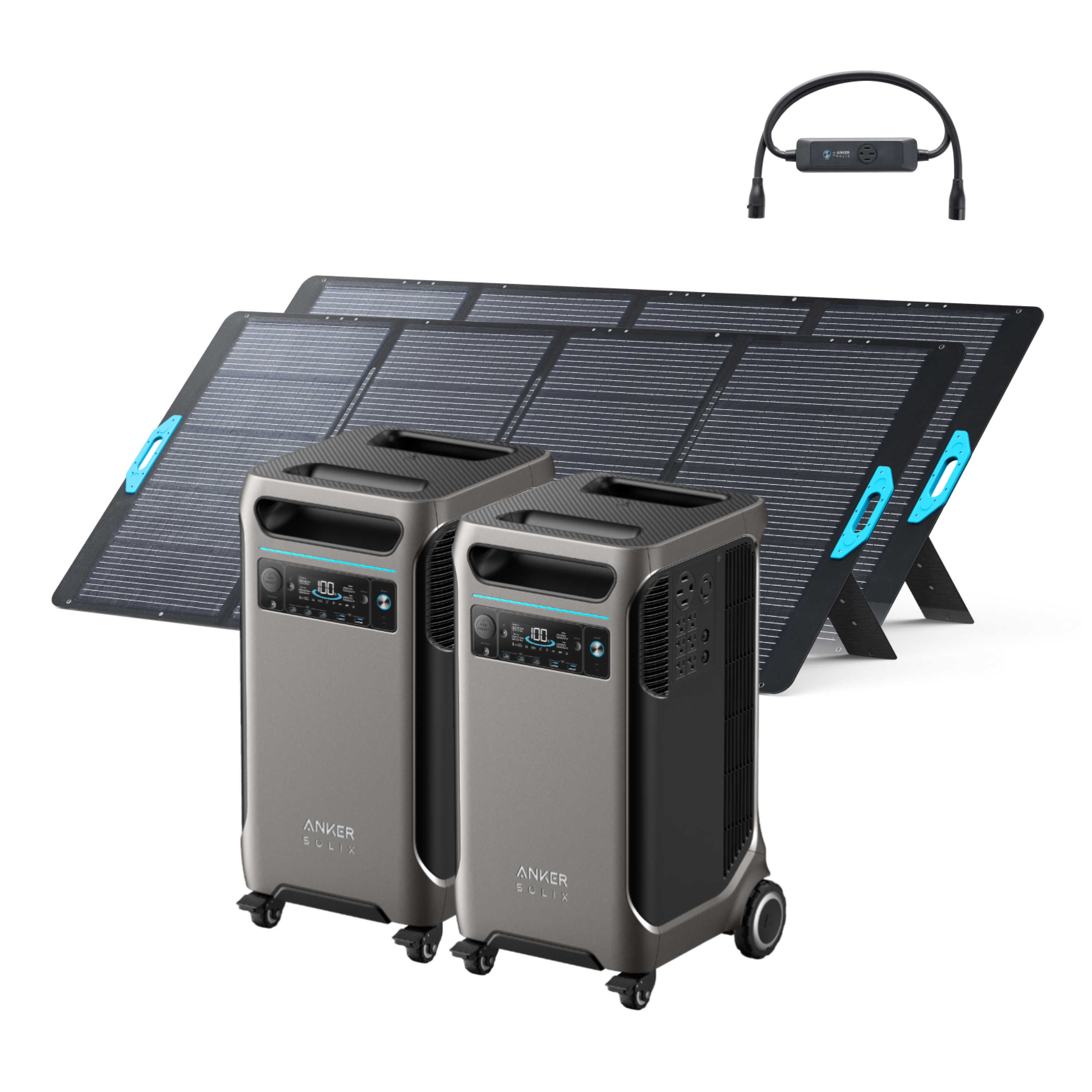 2Anker SOLIX F3800 + Double Power Hub + 400W Solar Panel image 3