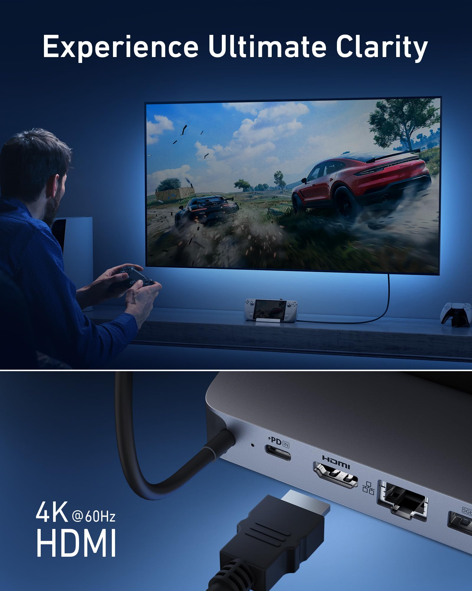 Anker USB-C Hub (6-in-1, For Handheld Game Console) image 2