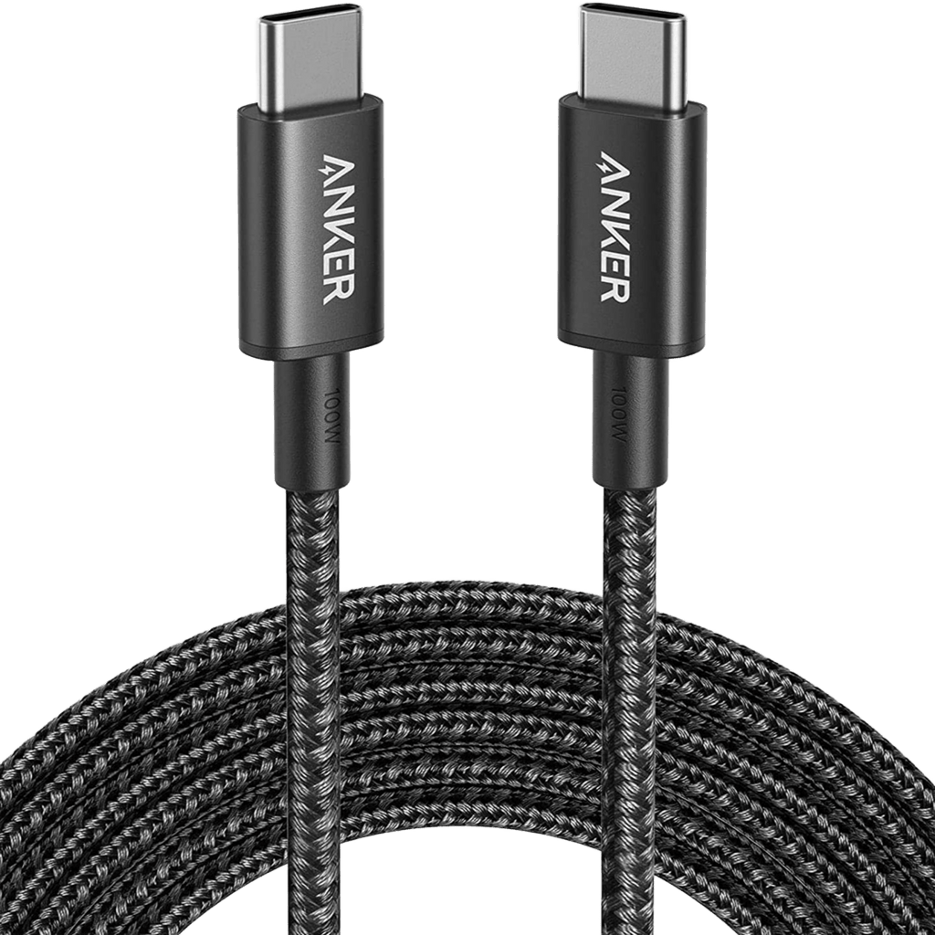 New Nylon USB-C to USB-C 100W Cable (10 ft) image 0