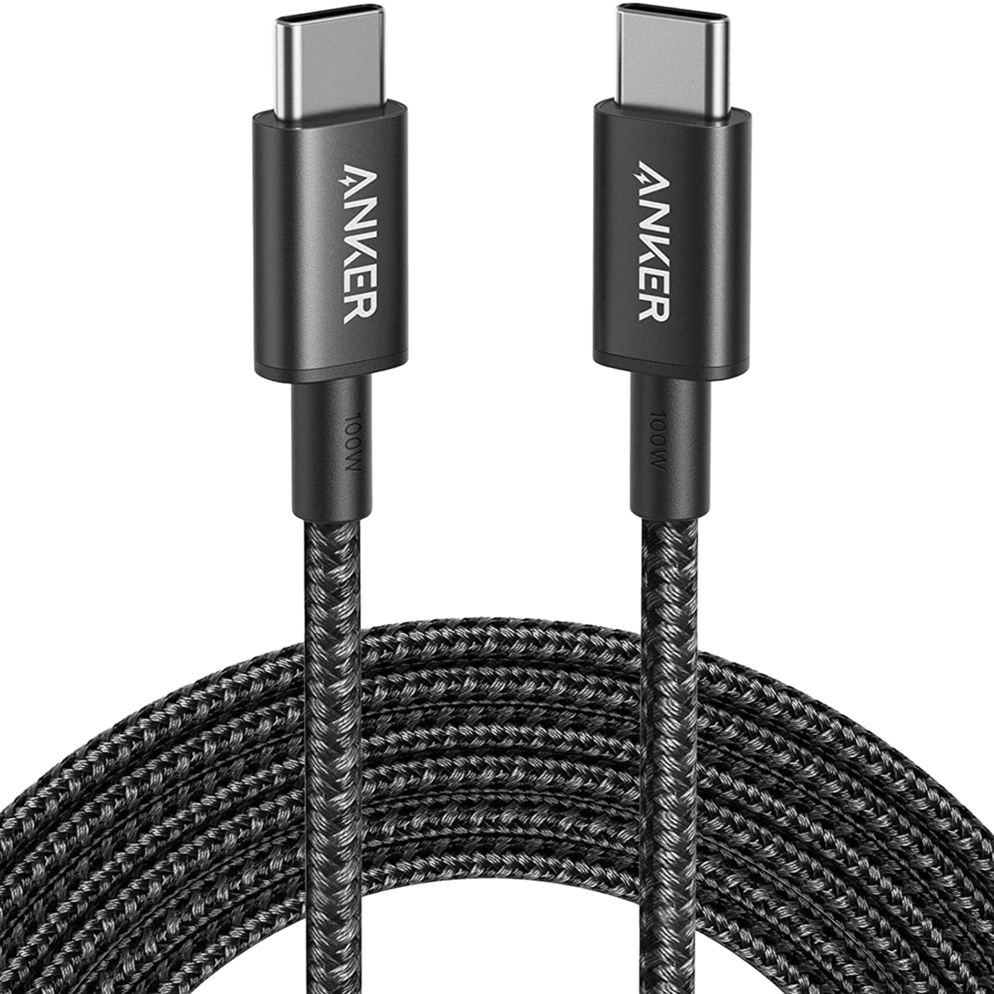 New Nylon USB-C to USB-C 100W Cable (10 ft) image 0