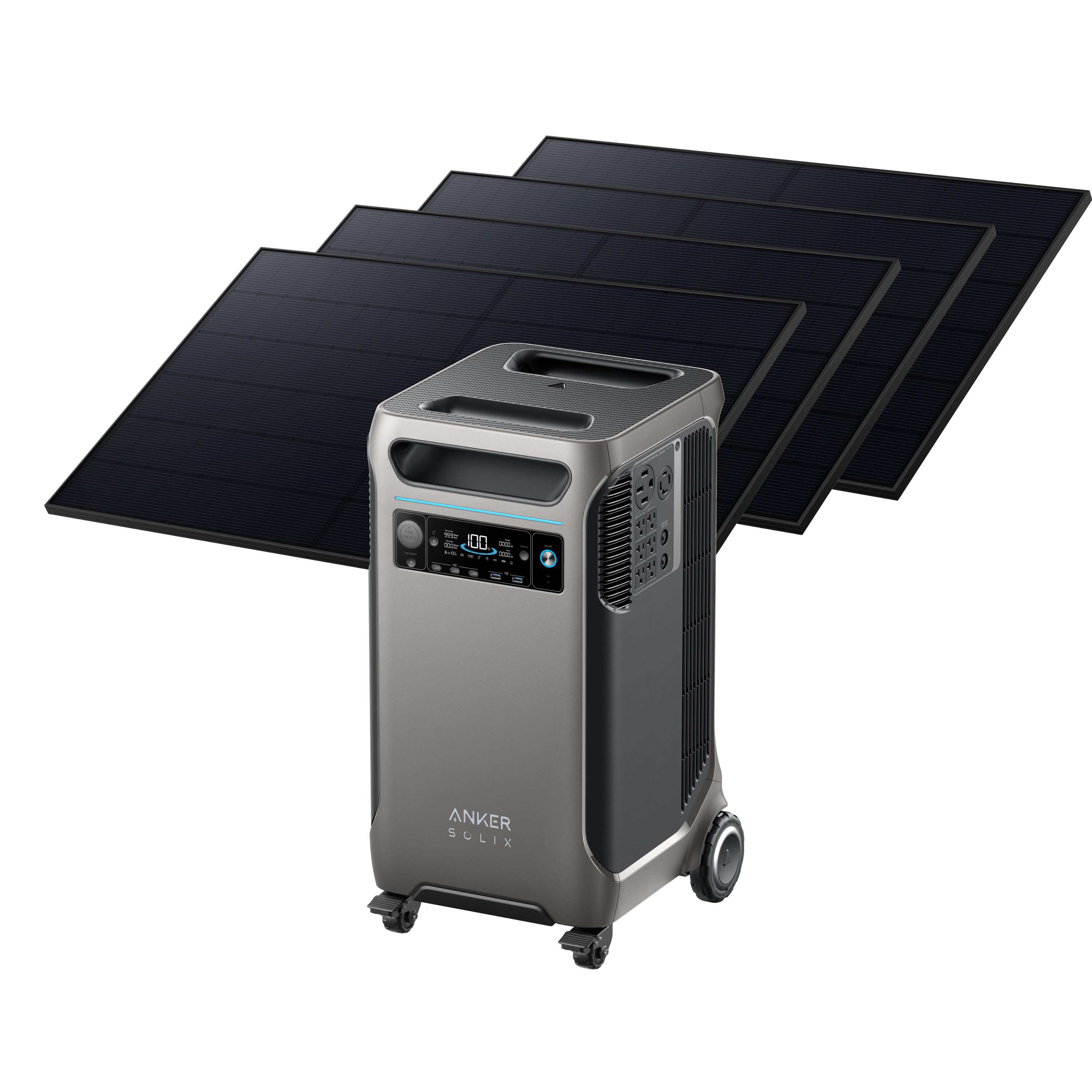 Anker SOLIX F3800 Solar Generator + 4410W Rigid Solar Panels image 0
