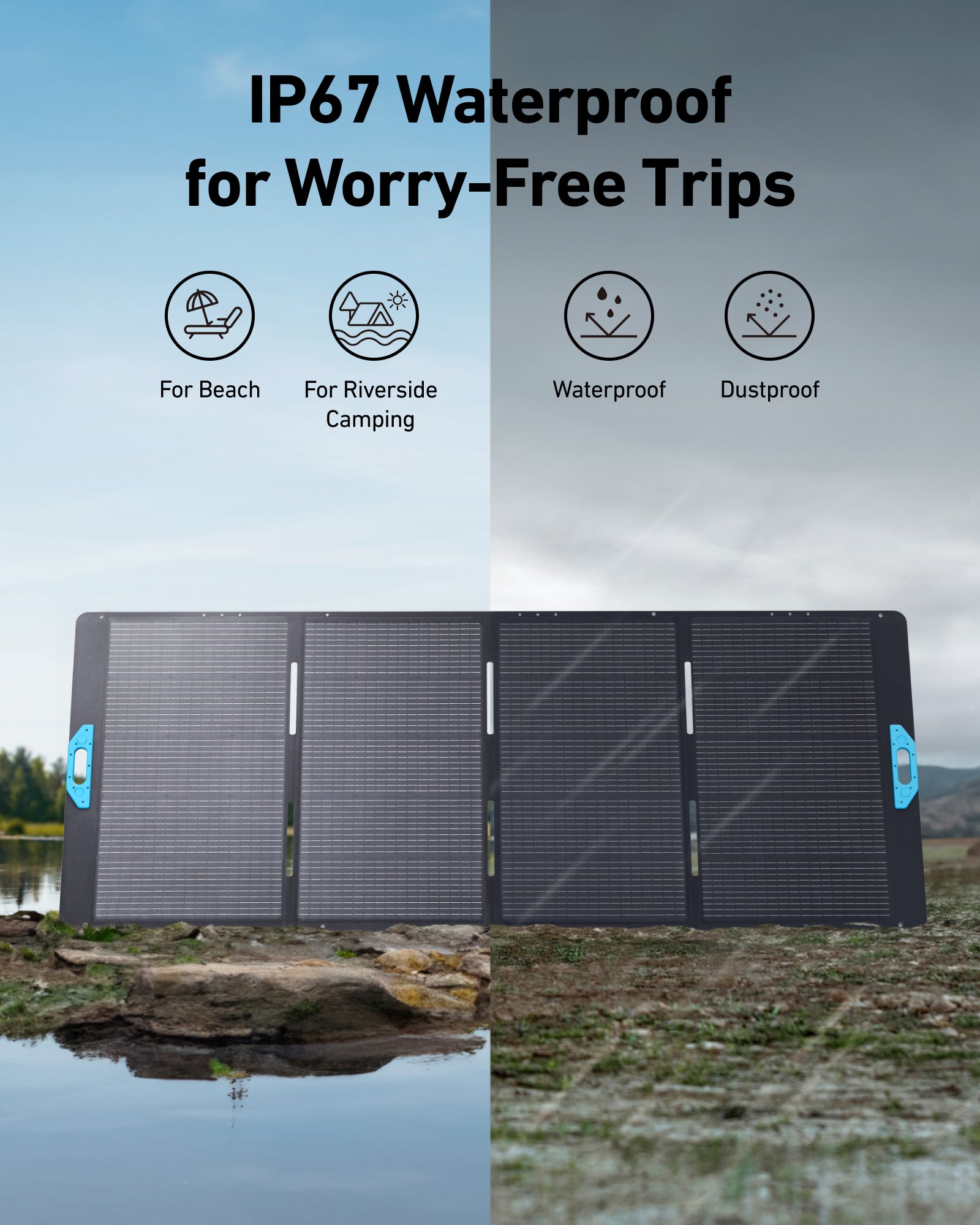 Anker SOLIX PS400 Portable Solar Panel (400W) image 3