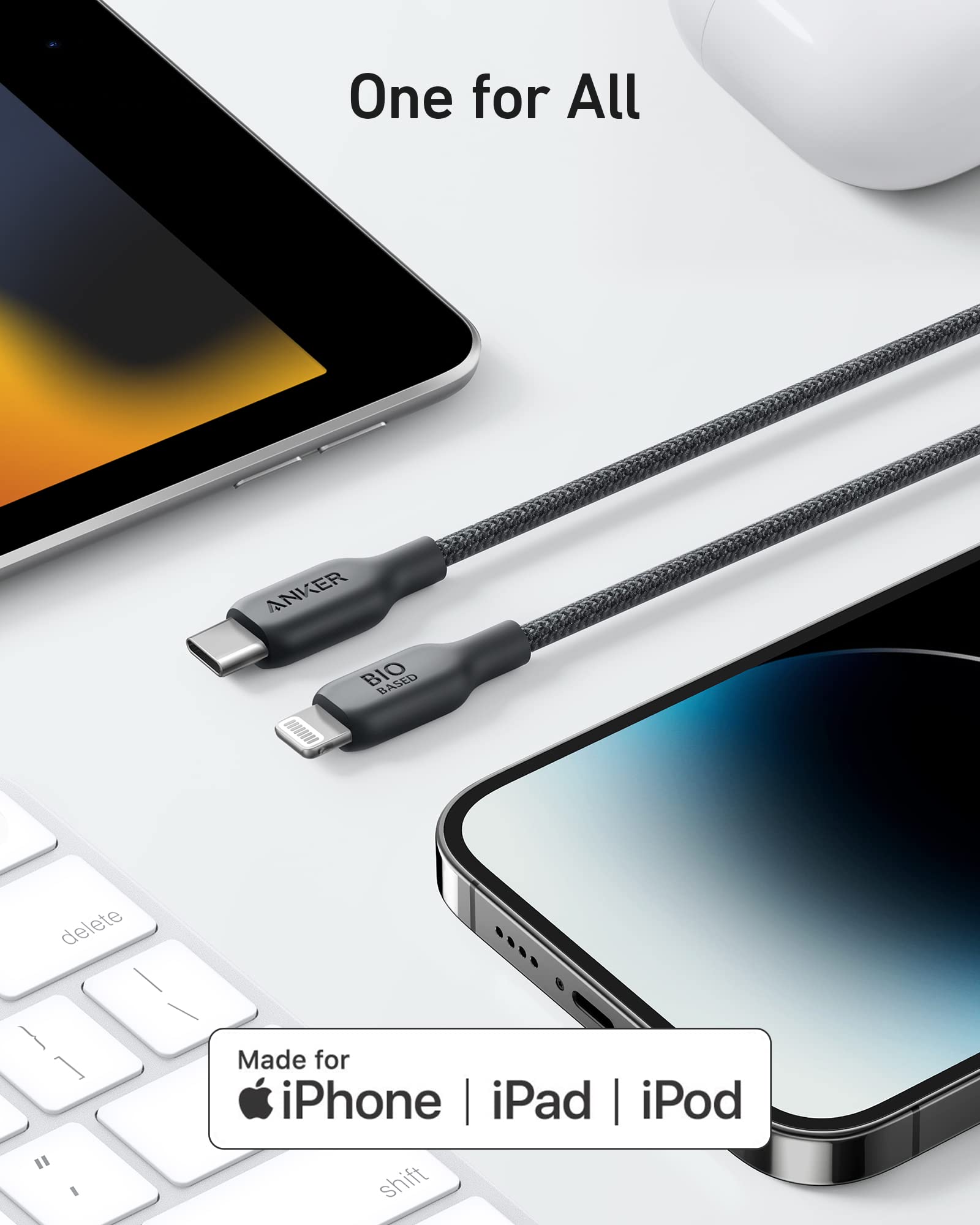 Anker 541 USB-C to Lightning Cable (Bio-Nylon) image 3