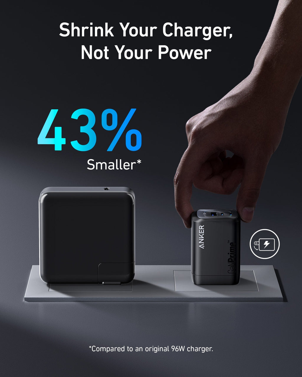 Anker Prime 100W GaN Wall Charger (3 Ports) image 3