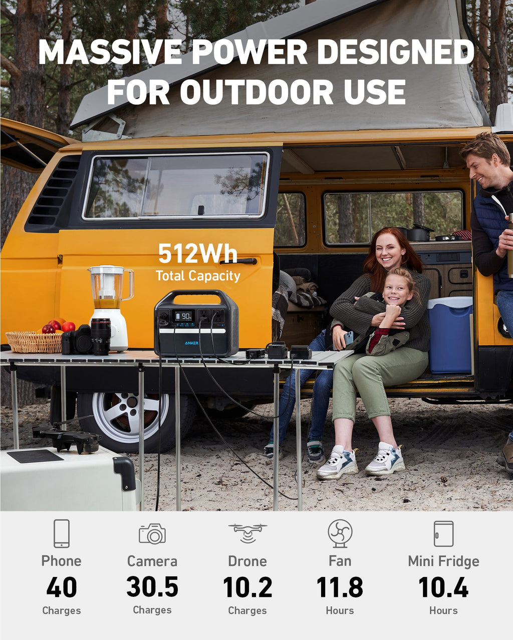 Anker PowerHouse 535  - 512Wh | 500W image 5