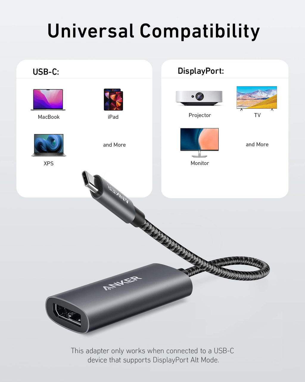 Anker 518 USB-C Adapter (8K DisplayPort) image 4